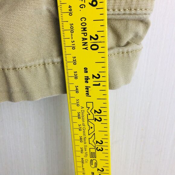 CARHARTT Men's Khaki Hiking Outdoors Relaxed Fit Cotton Blend Cargo Shorts Sz 42 - Picture 9 of 11